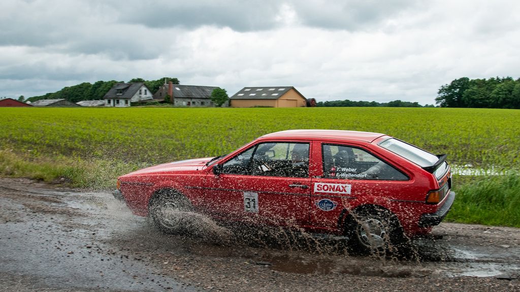 Torben Weber Andersen, Holte og Emilie Weber Wellendorf, Frederiksberg gjorde comeback i Expert-klassen med en sejr.
(Foto: rallypics.dk / Viggo Johansen)